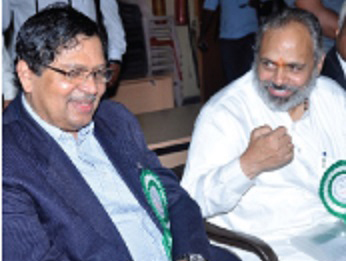 Niranjan Babu with Justice Santosh Hegde